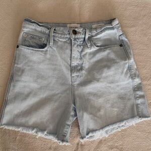 Light Blue Frame Denim Women's Shorts